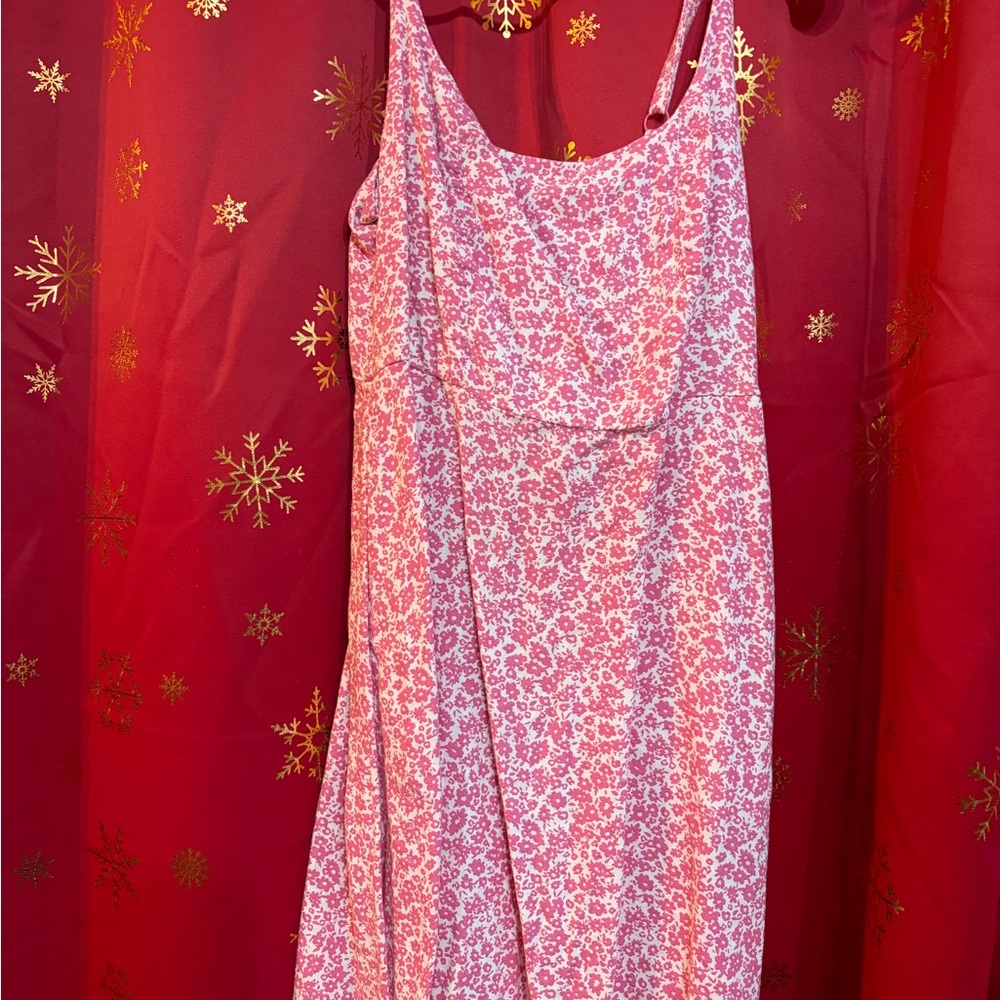 Old Navy Pink and White Textured Top